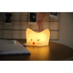 Niermann Standby Nachtlicht Catty Cat 1,5W LED 7 Lichtfarben Sound