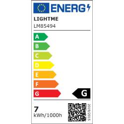 Lightme GU10 LED Leuchtmittel 110mm Schwarz 6W 500lm CCT dualweiß 2700K 4000K EEK G [A-G]