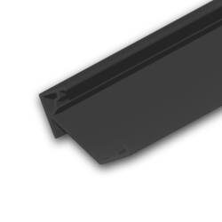 LED Eckprofil CORNER18 Aluminium schwarz RAL9005 200cm