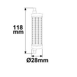 Isoled R7s LED Stab 14W L 118mm neutralweiß 1700lm dimmbar EEK E [A-G]