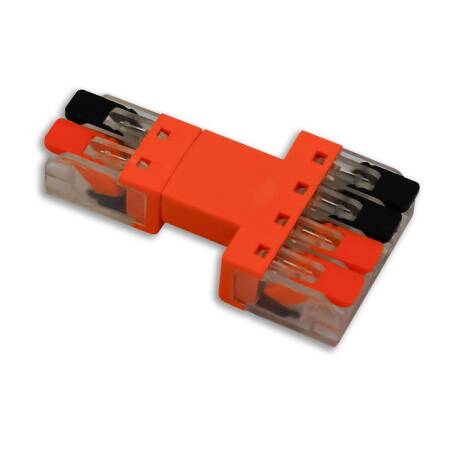 Durchgangs-Steckverbinder 2-polig Input 2x2-polig Output 0,5-2,5mm² max. 250V/10A