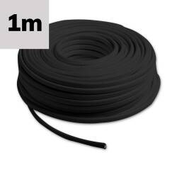 Kabel PVC ummantelt schwarz 2x075mm² H05VV-F Meterware
