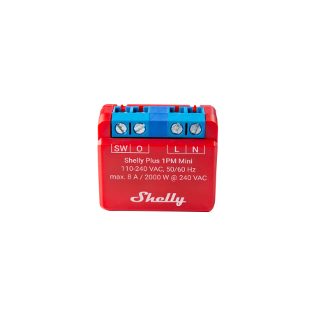 Shelly Unterputz "Plus 1PM Mini" Relais max 8A 1 Kanal Messfunktion WLAN Bluetooth