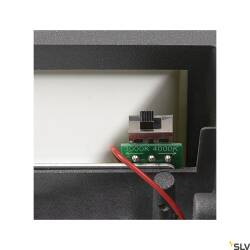 SLV SITRA M LED Outdoor Wandaufbauleuchte anthrazit CCT switch 3000K 4000K 1880lm EEK D [A-G]