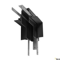 SLV L-Verbinder mechanisch 48V TRACK für Einbauschiene tief Stereo schwarz