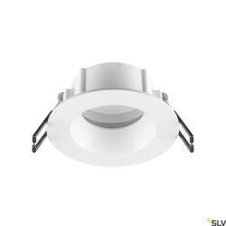 SLV NEW TRIA® 68 Deckeneinbauring 68mm IP65 weiß rund