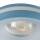 Kanlux Einbaustrahler mit Lichtring Downlight ELICEO tief 68mm blau pastell