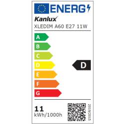 Kanlux 11W Led Leuchtmittel XLEDIM A60 E27 neutralweiß 4000K 1521lm dimmbar EEK D [A-G]
