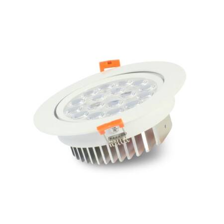 LED Downlight rund 13,5cm 9W RGB(CCT) 700lm Fernbedienbar EEK F [A-G]