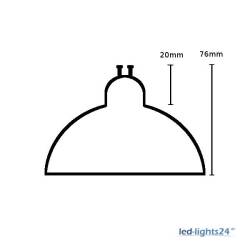 12W LED Leuchtmittel BIOLEDEX ES111 GU10 neutralweiß 800lm Ra90 EEK G [A-G]