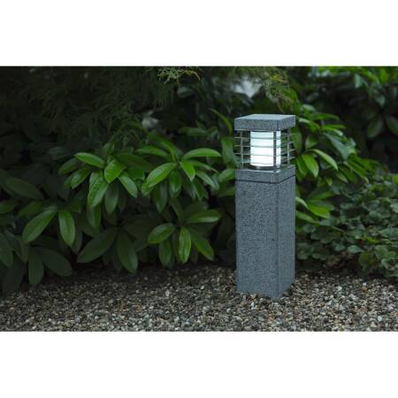 Granit Sockelleuchte 40cm Heitronic LA MER für E27 Leuchtmittel IP44