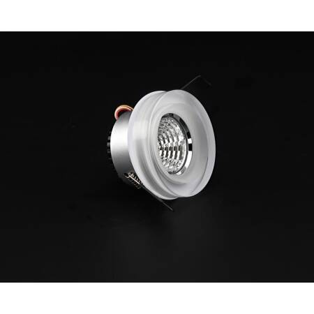 LED Einbaustrahler COB 68 Acryl 8W Dualweiß 2400K-6500K 24V DC EEK G [A-G]