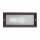 Wandeinbauleuchte LISO für E27 230V Leuchtmittel IP44 - schwarz