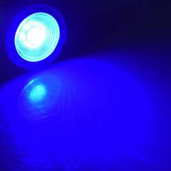 5W LED Spot GU10 LDS-50 120lm 38° - Dekostrahler Lichtfarbe blau