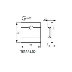 LED Treppenlicht TERRA warmweiß 0,8W 13lm 12V DC inklusive PIR Sensor