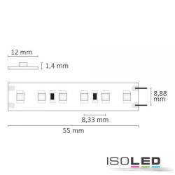 LED Flexband HEQ830 Classic 24V DC 15W/m warmweiß 3000K 1650lm/m CRI82 5m EEK E [A-G]