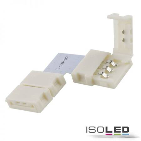 Eckverbinder für dualweiß 10mm LED Streifen 3-polig Clipverbinder Flexband Clip
