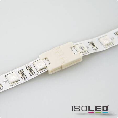 Flexband Slim Clip Direktverbinder 4-polig Breite 10mm Clipverbinder