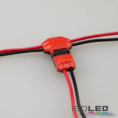 T-Verbinder Schnellklemme zur Kabelverbindung 2-polig Clipverbinder