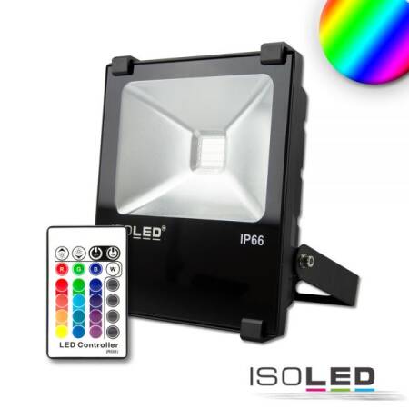 LED Outdoor Fluter 30W RGB inkl. Funk-Fernbedienung IP66 EEK F [A-G],  109,80 € | Wandleuchten