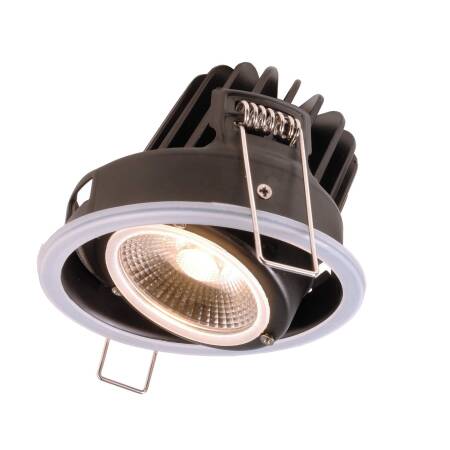 Deko-Light LED Deckeneinbauleuchte Lesath schwarz 7W warmweiß 500lm IP20 EEK G [A-G]