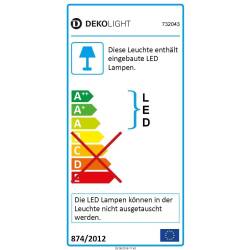 Deko-Light LED Fluter Atik Außen schwarz 200W warmweiß 24200lm IP65 EEK G [A-G]