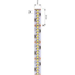 LED Streifen Länge 5m neutralweiß 90W 24V DC 6300Im 4000K CRI>90 dimmbar EEK F [A-G]