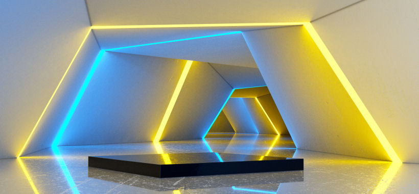 Indirekte Beleuchtung mit LED Streifen Dualweiß